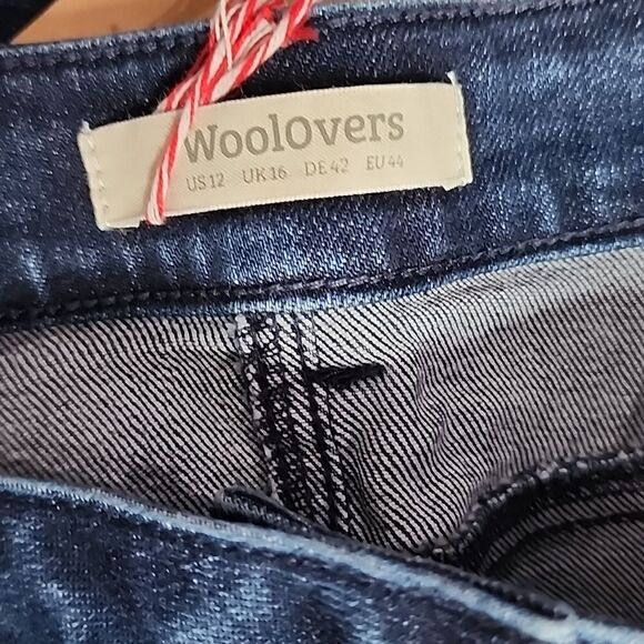 2097 NWT Woolovers Straight Jeans Size US 12 - Picture 7 of 9